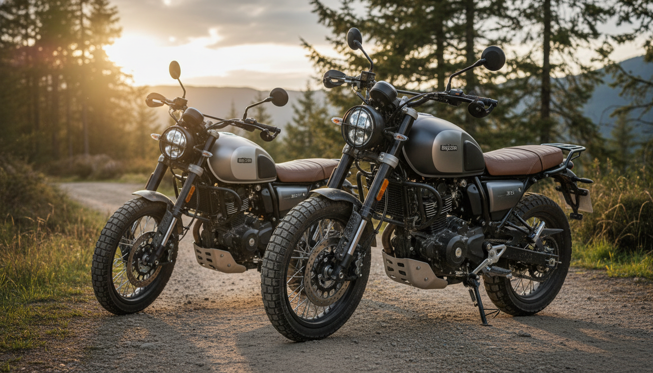 découvrez les brixton felsberg 125 et 250, des motos robustes et polyvalentes, idéales pour l'aventure et le tout-terrain. alliez performance et liberté sur tous les chemins.
