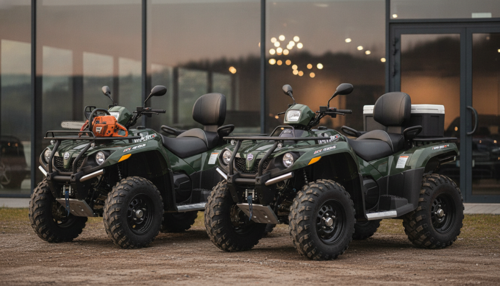 découvrez les modèles hytrack quad hy 410 4x4 et hy 500, conçus pour allier performance au travail et plaisir en loisir. robustesse, polyvalence et confort pour toutes vos aventures.